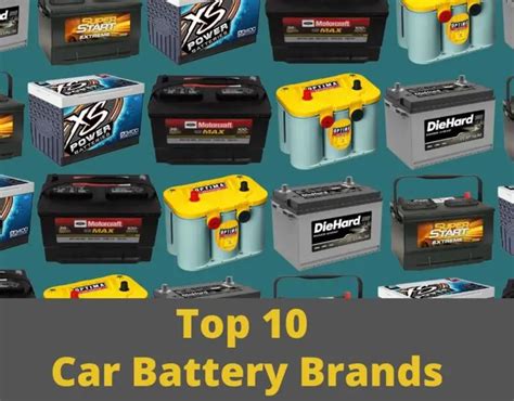 Top 10 Car Battery Brands Explained In 2022 - BatteryStory