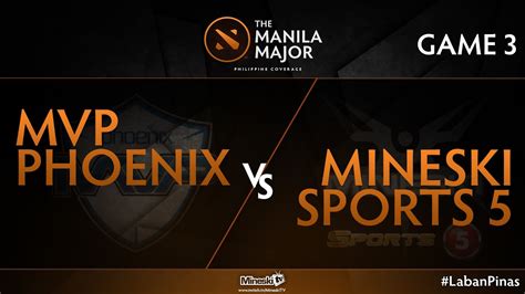 Mineski Sports Vs Mvp Phoenix Manila Majors Groupstage Game