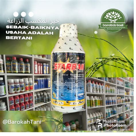 STARBAN 585 EC 1Liter INSEKTISIDA ULAT KUTU PADI ORIGINAL Lazada