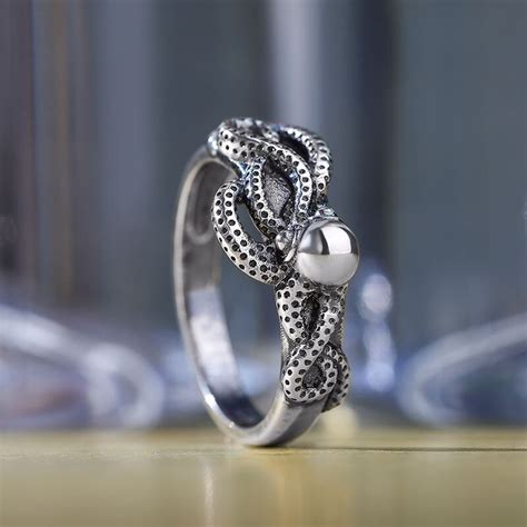 Jeulia Octopus Design Sterling Silver Ring Jeulia ZA