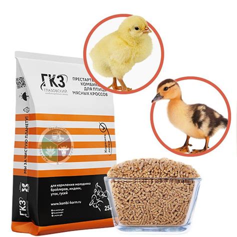 ГКЗ Комбикорм Baby Line CHICK для мясных птиц (0-25 дней) 25кг - купить ...