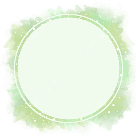 Green Circle Border Png Frame Green Clear Pattern Border Frame Png