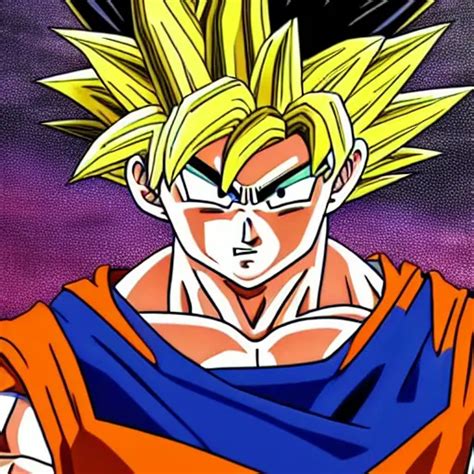 High Detail Photograph Portrait Of Goku From Dragon Stable Diffusion