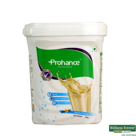 Buy Prohance Powder Vanilla 400 G Online At Best Prices Wellness Forever