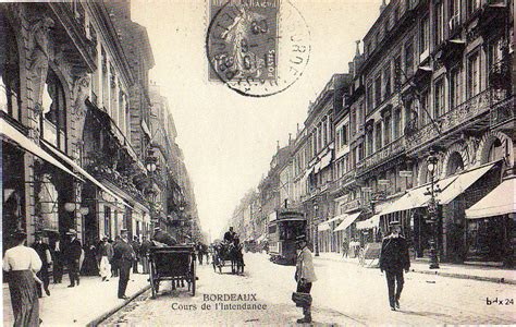 Bordeaux Le Cours De L Intendance Carte Postale Ancienne Et Vue D