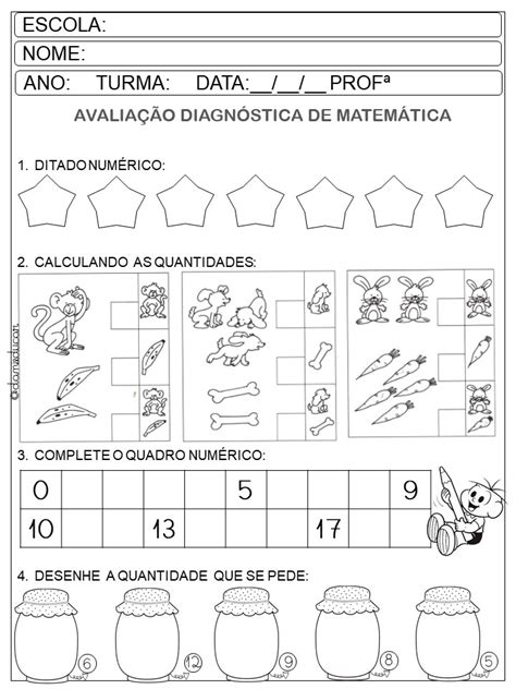 Avalia O De Matem Tica Para Ano No Jeito De Imprimir Indaga O