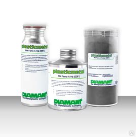 Металлополимер Diamant Plasticmetal алюминий для ремонта отливок 1 кг