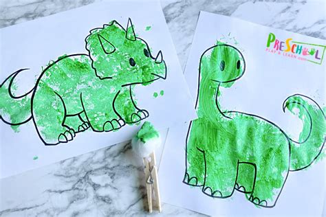 Dinosaur Art For Preschool