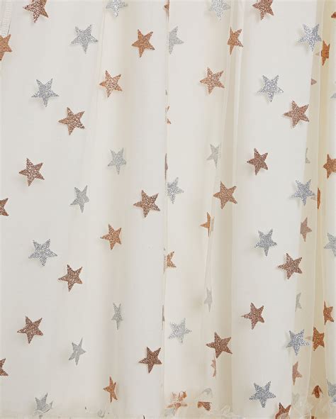 Riachuelo Vestido Longo Infantil Tule Estrelas A Off White