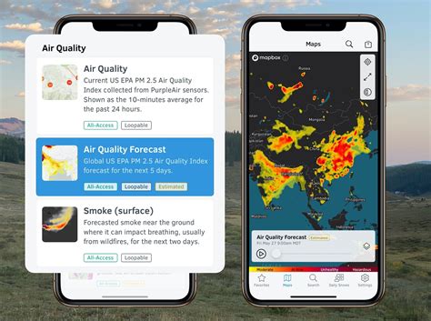 Air Quality Forecast Map - Support Center | OpenSnow