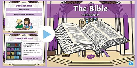 Introduction To The Catholic Bible Powerpoint Cfe Twinkl