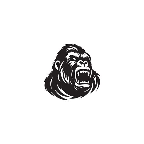 Logo Gorilla Angry 40974458 Vector Art at Vecteezy