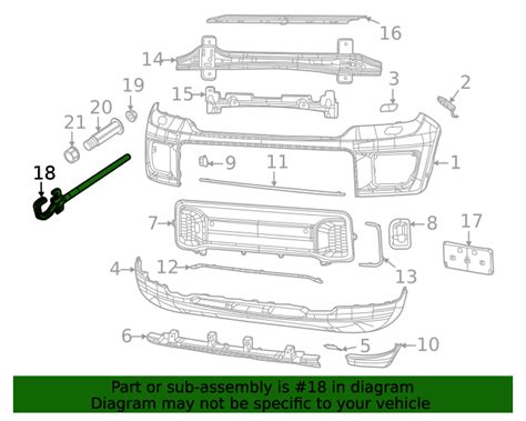 Aa Tow Hook Jeep Mopar Parts Canada