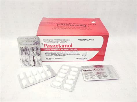 Paracetamol Tablets BP 500mg