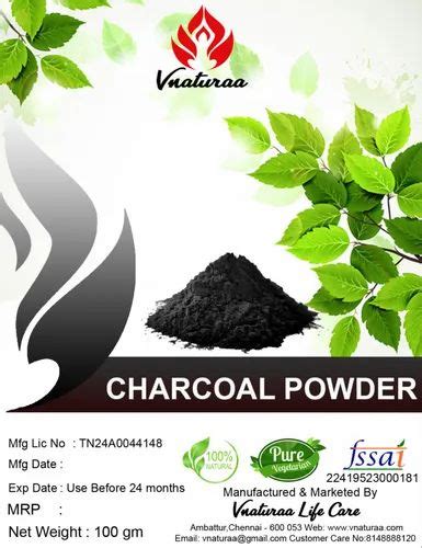 VNaturaa Hardwood Activated Charcoal Powder For In Making Agarbatti At