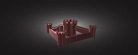 Free Stl File Castle・3d Printing Template To Download・cults