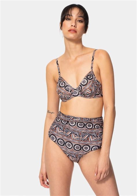 Braguita De Bikini Reversible Alta Sostenible De Mujer TEX Ofertas