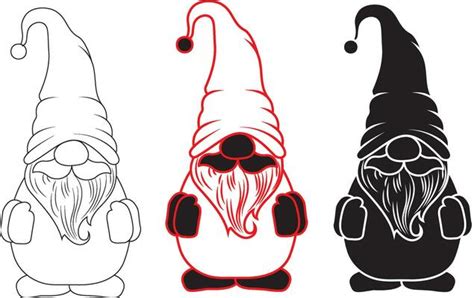 Gnome Silhouette Vector Art, Icons, and Graphics for Free Download