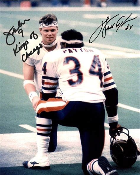 Jim Mcmahon Walter Payton Chicago Bears Hof Signed Photo Etsy