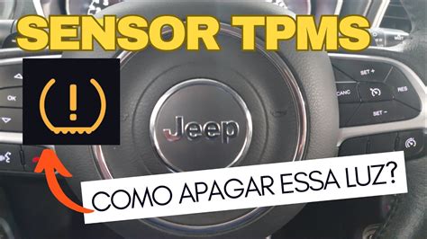 Jeep Compass como testar e ativar sensor de pressão dos pneus TPMS como