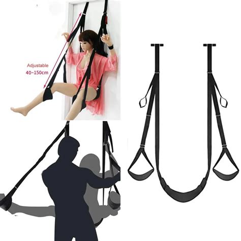 Door Sex Swing With Seat Sexy Slave Bondage Love Slings For Adult