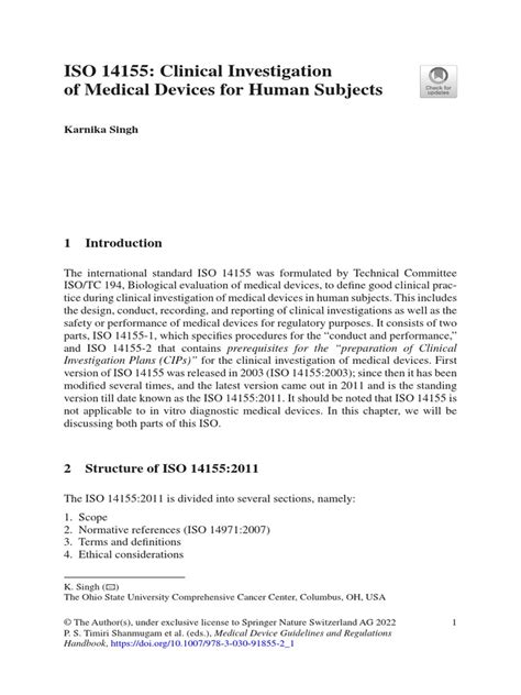 ISO 14155 Clinical Investigation | PDF | Clinical Trial | Informed Consent