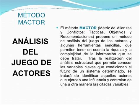 Metodo Mactor 1