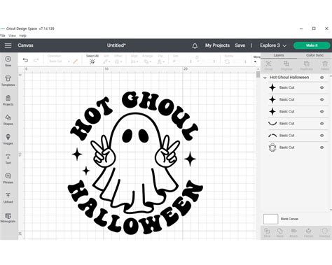 Hot Ghoul Halloween SVG Halloween Svg Peace Ghost Svg Etsy