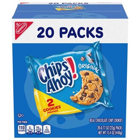 Save On Nabisco Chips Ahoy Original Chocolate Chip Cookie Packs 20