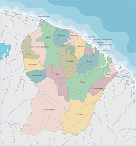 Mapa Da Guiana Francesa Mapa Detalhado Alto Do Vetor Guiana Francesa | Porn Sex Picture