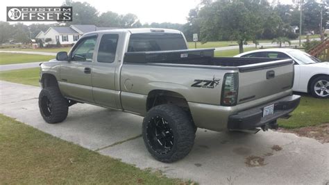 Wheel Offset 2002 Chevrolet Silverado 1500 Super Aggressive 3 5