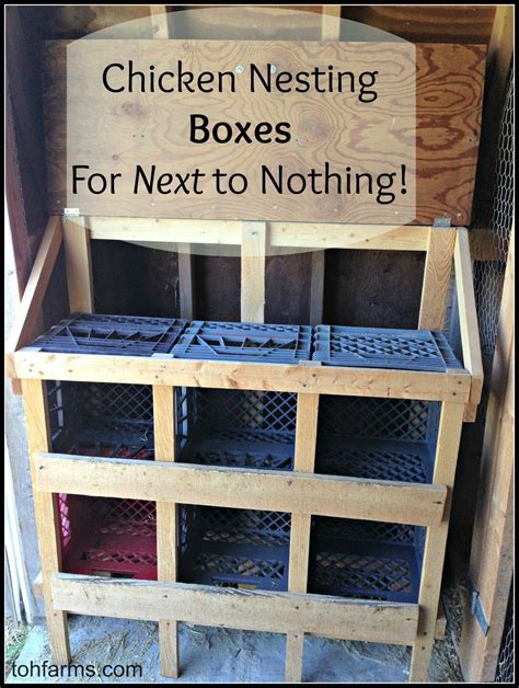 How We Made Chicken Nesting Boxes Using Scrap Pieces Of Wood And