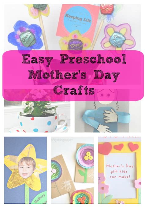 Mother’s Day Crafts Gift Ideas – Great for Preschool/Little Kids!