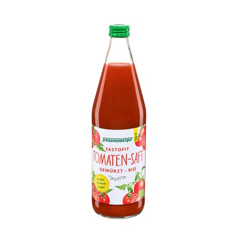 Fastofit Gew Rzter Tomaten Saft Schoenenberger