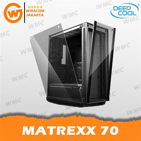 Jual Deepcool Matrexx Modular Tempered Glass Pc Gaming Case