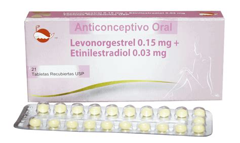 Levonorgestrel 0 15 Mg Etinilestradiol 0 03 Mg Tabletas Recubiertas