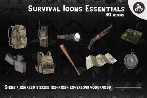 Survival Icons Essentials 2d Icons Unity Asset Store