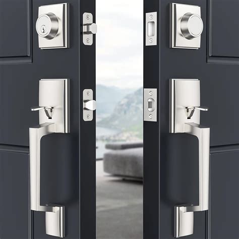 Buy Brightify Door Handle Sets, Double Front Door Lock Set, Entry Door