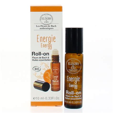 ELIXIRS CO Les Fleurs De Bach Authentiques Energie Roll On 10 Ml