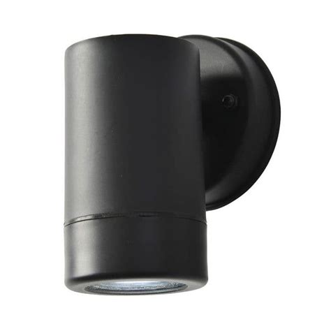 Revive Outdoor Black Wall Downlight