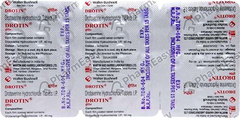 Drotin Mg Tablet Uses Side Effects Price Dosage Pharmeasy