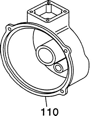 Corps De Pompe De Motopompe Robin Worms Subaru TP36EX