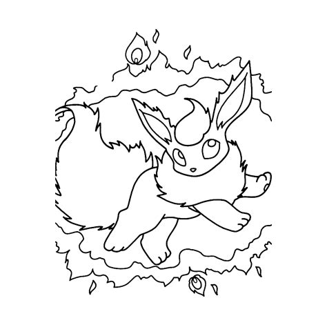 Print Flareon Pokemon Coloring Pages Pikachu Coloring Page Pokemon