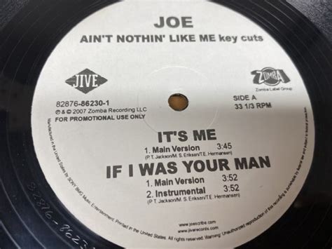 Yahoo オークション NO 5 2045 12インチ Joe Ain t Nothin Like Me