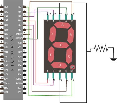 7 Segment Display Interfacing With Pic Microcontroller Porn Sex Picture