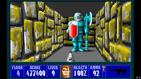 Wolfenstein 3d 100 Walkthrough E2f4 Youtube