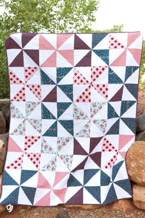 24 Favorite Pinwheel Quilt Patterns For Quilting Enthusiasts - Ideal Me