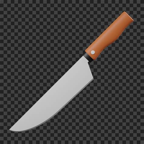 Ilustración De Cuchillo 3d Icono De Cuchillo 3d Archivo Psd Premium