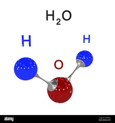 D Water Molecule Structure