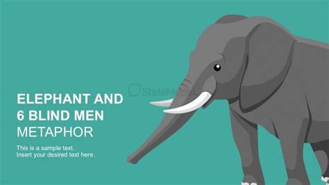 Elephant And 6 Blind Men Graphics - SlideModel